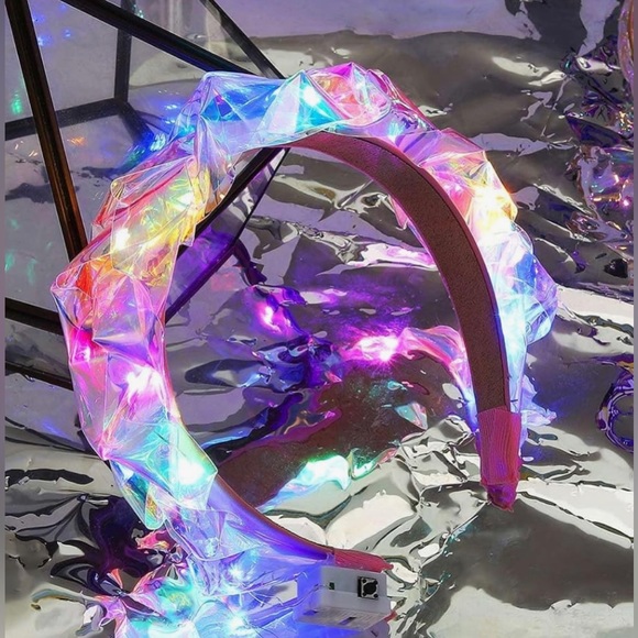 NWT Light Up Headband LED Glow Headbands - Picture 5 of 7
